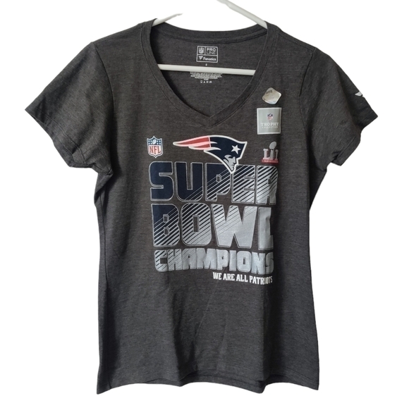 NFL Patriots Tee S Pro-Line Fanatics New England Super Bowl LI Champions - Picture 2 of 7